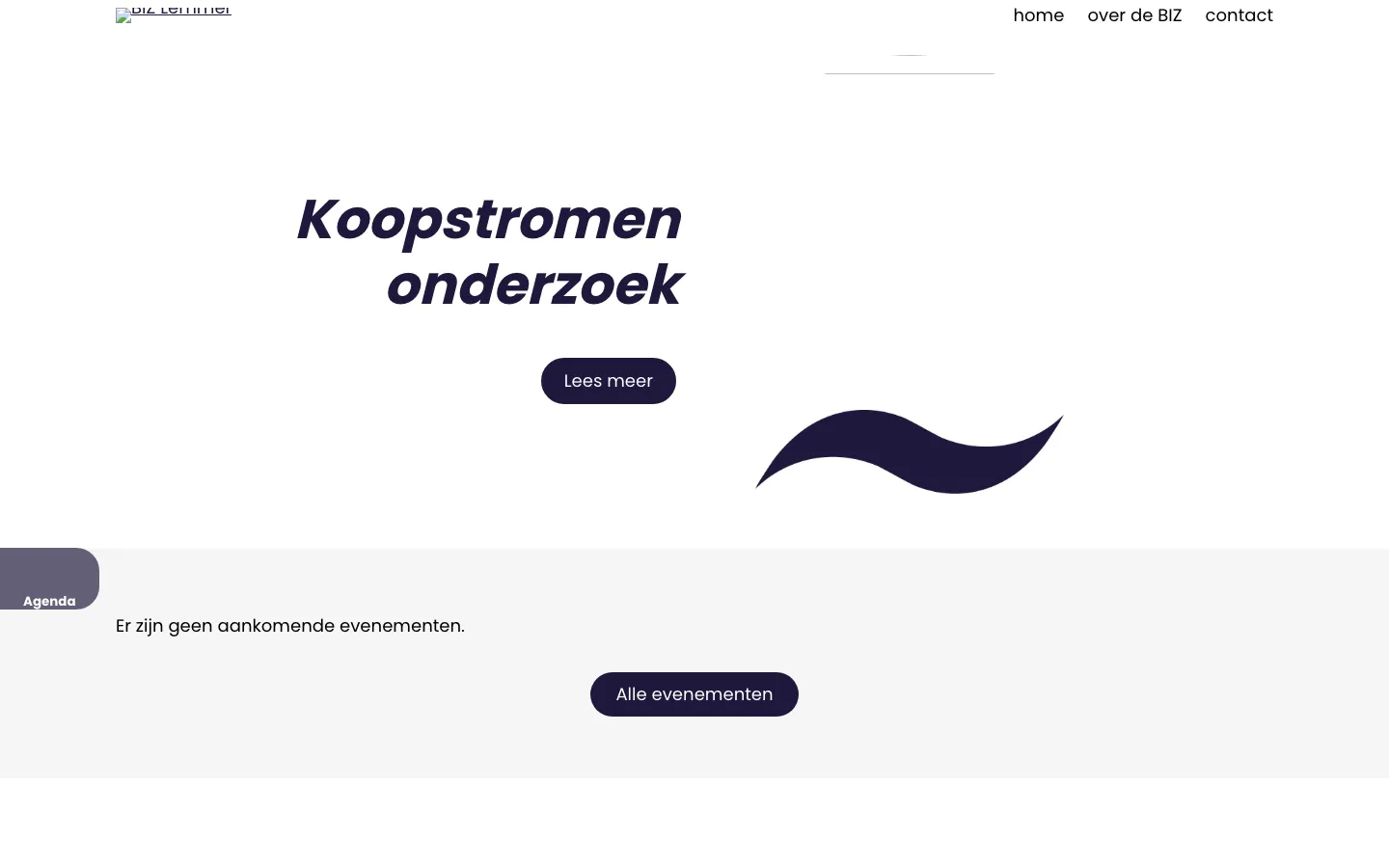 Lemmer Leeft, oude site bizlemmer.nl, april 2026, voorpagina op de computer